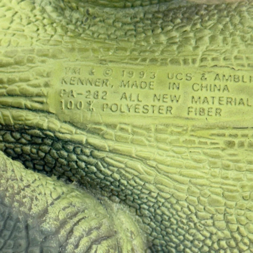 Kenner Jurassic Park Triceratops‎ Dinosaur 1993 Green Good Dino Damage JP08